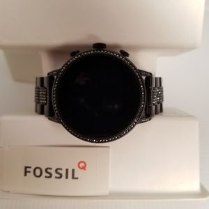 Fossil Gen 4 Smartwatch-Venture HR Black Stainless